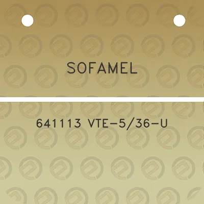 sofamel-641113-vte-536-u