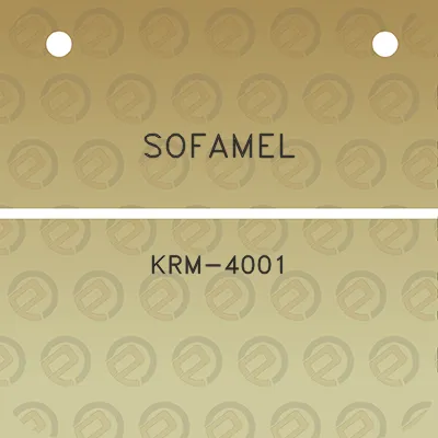 sofamel-krm-4001