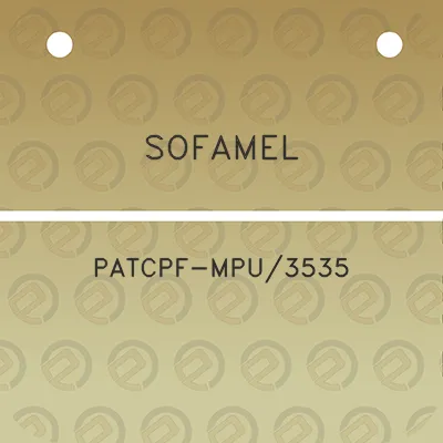 sofamel-patcpf-mpu3535