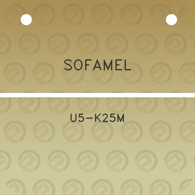 sofamel-u5-k25m