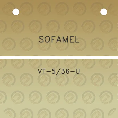 sofamel-vt-536-u