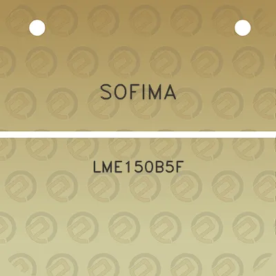 sofima-lme150b5f