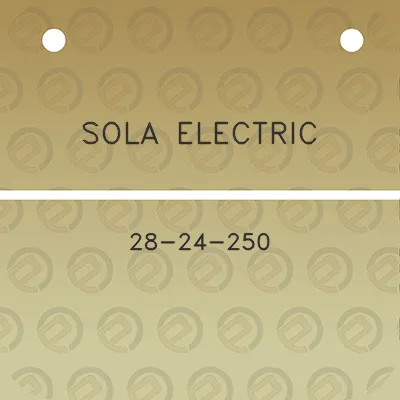 sola-electric-28-24-250