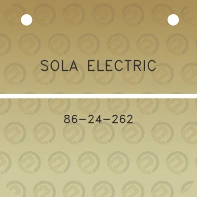 sola-electric-86-24-262