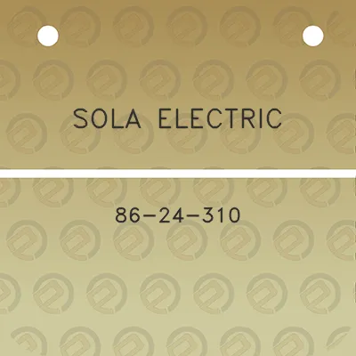 sola-electric-86-24-310