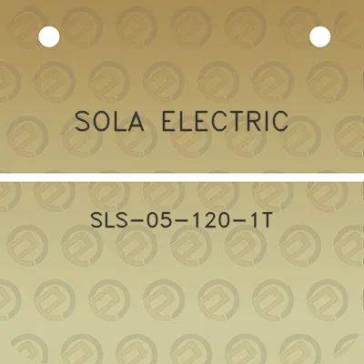 sola-electric-sls-05-120-1t