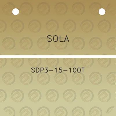 sola-sdp3-15-100t