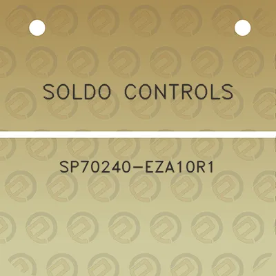 soldo-controls-sp70240-eza10r1