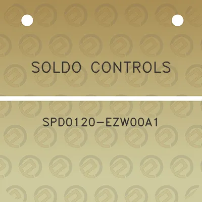 soldo-controls-spd0120-ezw00a1