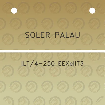 soler-palau-ilt4-250-eexeiit3