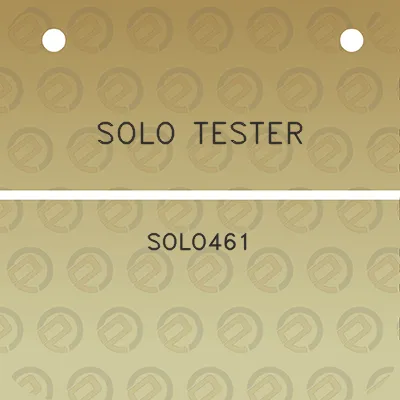 solo-tester-solo461