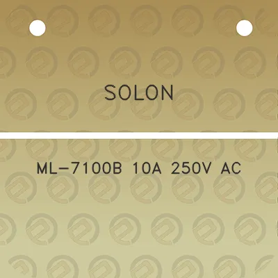 solon-ml-7100b-10a-250v-ac