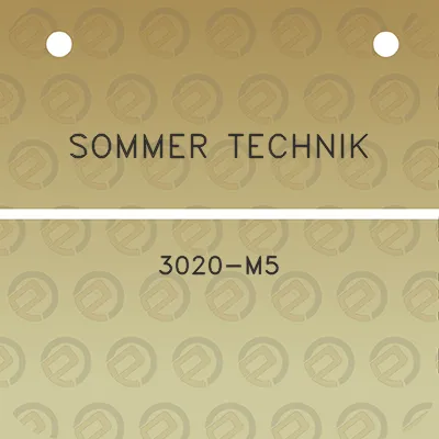 sommer-technik-3020-m5