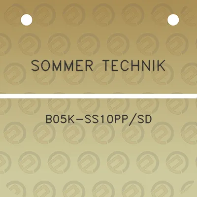 sommer-technik-b05k-ss10ppsd