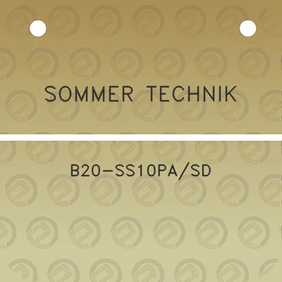 sommer-technik-b20-ss10pasd