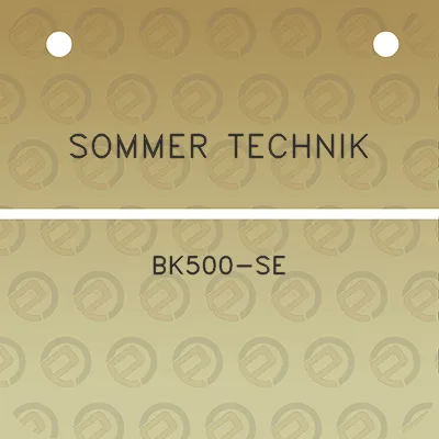 sommer-technik-bk500-se