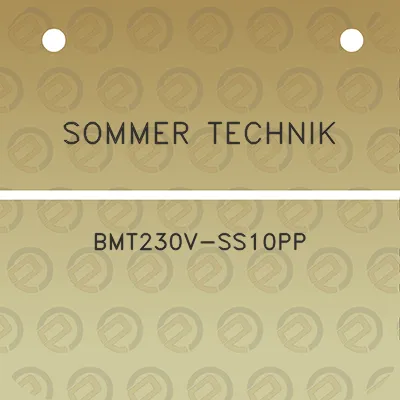 sommer-technik-bmt230v-ss10pp