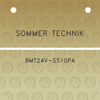 sommer-technik-bmt24v-ss10pa