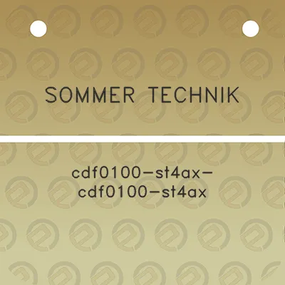 sommer-technik-cdf0100-st4ax-cdf0100-st4ax