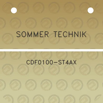 sommer-technik-cdf0100-st4ax