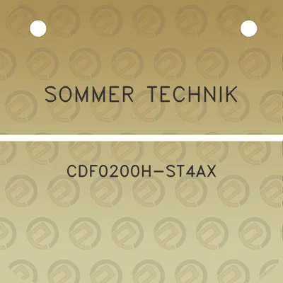 sommer-technik-cdf0200h-st4ax