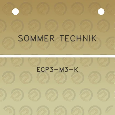 sommer-technik-ecp3-m3-k