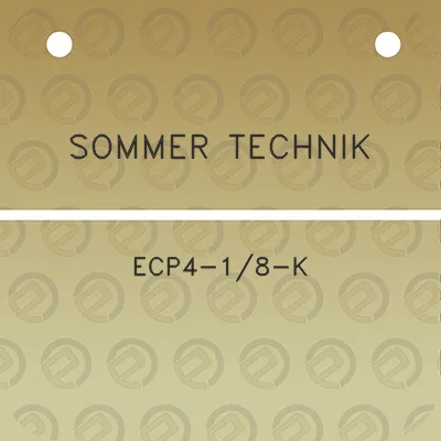 sommer-technik-ecp4-18-k