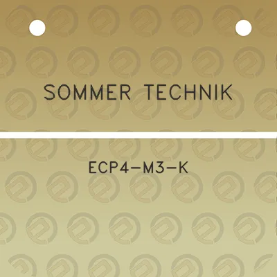 sommer-technik-ecp4-m3-k