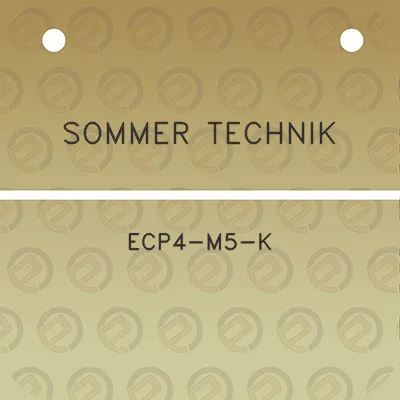 sommer-technik-ecp4-m5-k