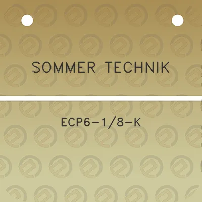 sommer-technik-ecp6-18-k