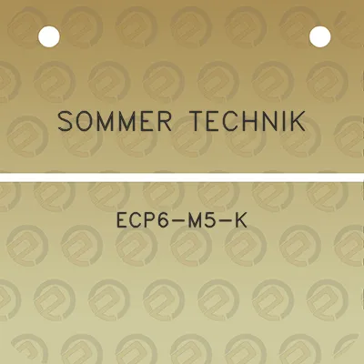 sommer-technik-ecp6-m5-k