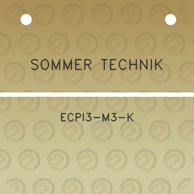 sommer-technik-ecpi3-m3-k