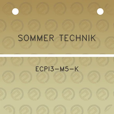 sommer-technik-ecpi3-m5-k