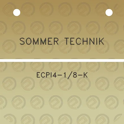 sommer-technik-ecpi4-18-k