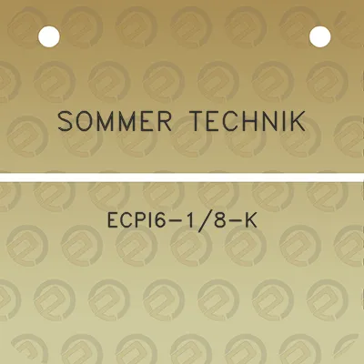 sommer-technik-ecpi6-18-k