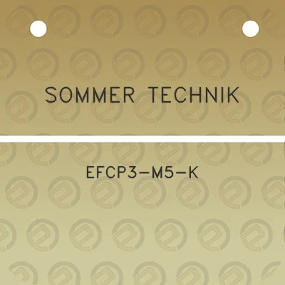 sommer-technik-efcp3-m5-k