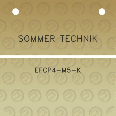 sommer-technik-efcp4-m5-k