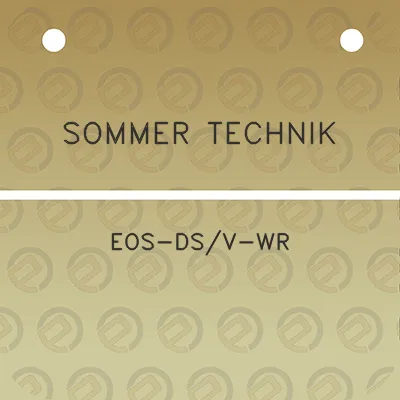 sommer-technik-eos-dsv-wr