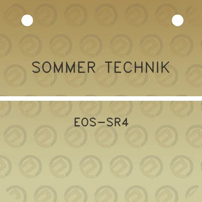 sommer-technik-eos-sr4