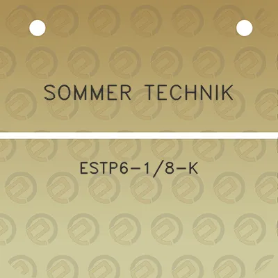 sommer-technik-estp6-18-k