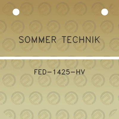 sommer-technik-fed-1425-hv