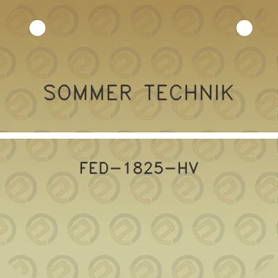 sommer-technik-fed-1825-hv