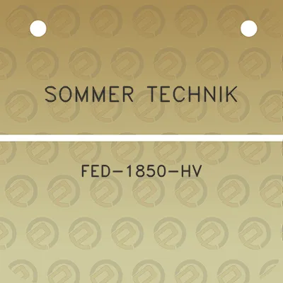 sommer-technik-fed-1850-hv