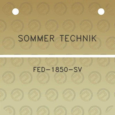 sommer-technik-fed-1850-sv