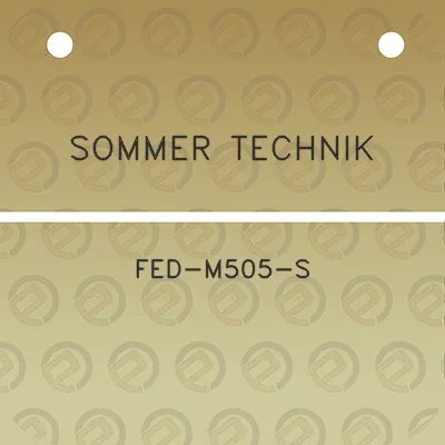 sommer-technik-fed-m505-s