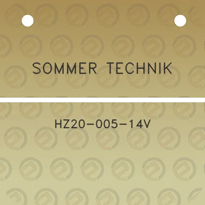 sommer-technik-hz20-005-14v