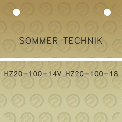 sommer-technik-hz20-100-14v-hz20-100-18