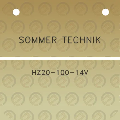 sommer-technik-hz20-100-14v