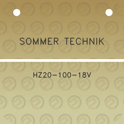 sommer-technik-hz20-100-18v