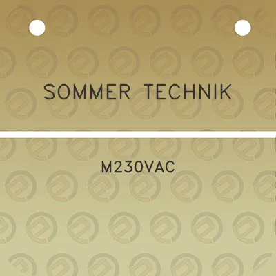 sommer-technik-m230vac